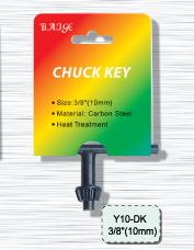 (Y10-DK) 10mm key with colour label tag packing